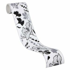 A.S. Création cenefa autoadhesivo Stick Ups gris negro blan…