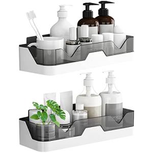 BELSVOR Estanteria ducha 2PCS, 2PCS estanteria ducha sin ta…
