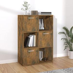 homiuse 60x29,5x90 cm Libreria Estanteria Roble Ahumado Est…