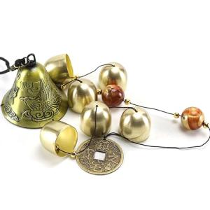 1 carillón de viento de metal, reloj decorativo multifuncio…