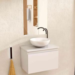 BELLOBATH - Mueble Baño Suspendido con Lavabo de Cerámica R…