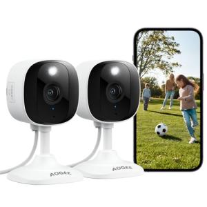 AOQEE Cámara Vigilancia WiFi Exterior/Interior - 2K Camaras…
