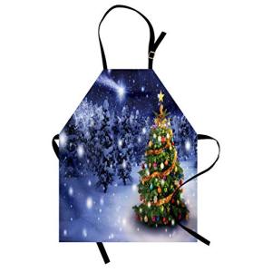 ABAKUHAUS Navidad Delantal de Cocina, Elf Noel Tema del inv…