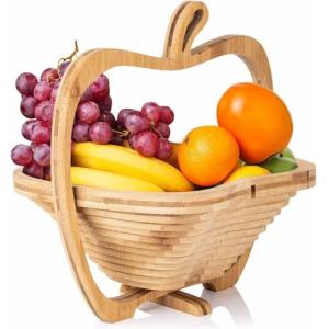 paradieseinkauf Frutero Plegable de bambú, diseño de Manzan…