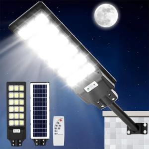 Viugreum Farolas Solares Exterior 600W, Farola Potente con…