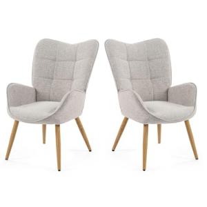 MEUBLE COSY Juego de 2 Sillón Nórdica Butaca de Salón para…