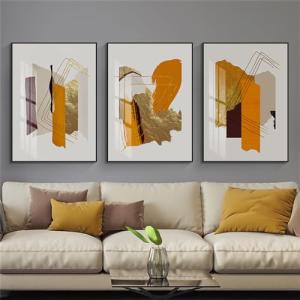 Juego de 3 - Póster de Pared de Arte Abstracto en Color Nar…