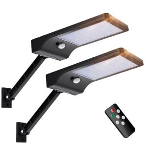 Aigostar - Farola solar LED exterior con sensor de movimien…