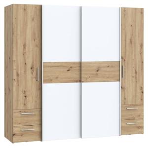 Forte Kapaza Armario clásico 200 con 4 cajones de Madera de…