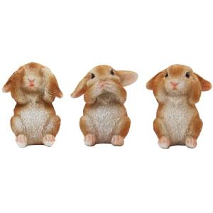 Irayin Conejos de Pascua Decoracion, Estatuas de Conejito P…