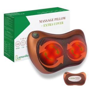 Masajeador Cervical y Espalda. Cojín Eléctrico con Calor y…