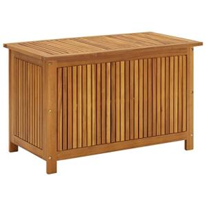 vidaXL Caja de Almacenaje de Jardín Patio Banco Almacenamie…