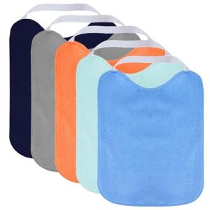 SLOSH Baberos Bebe Impermeables con Goma al Cuello Fáciles…