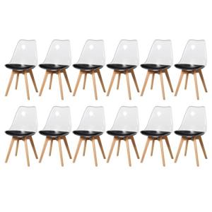 BenyLed Juego de 12 sillas de Comedor de Estilo escandinavo…