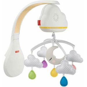 Fisher-Price Móvil Nubes y Lunas, juguete de cuna proyector…