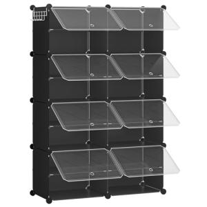 HOOBRO Mueble Zapatero, 8 Compartimentos, Modular Zapatero,…