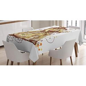 ABAKUHAUS Música Mantele, Músico de la Silueta Floral, Esta…