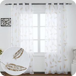 Dalina Textil - Cortina Salón Dormitorio Translúcido Blanco…
