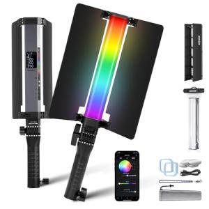 NEEWER RGB1 Tubo de Luz LED con Puerta, Handle, Barra Tácti…