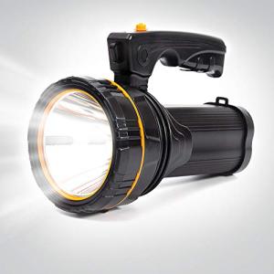 MAYTHANK - Linterna LED ultra potente recargable, gran 4 ba…