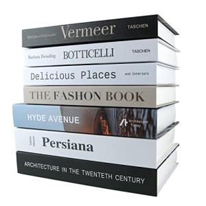 Ptshadow 7 Libros Decorativos para la decoración del hogar,…
