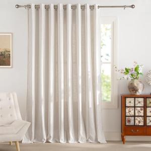 PONY DANCE Cortinas 3 Metros de Lino con Ojales, Cortinas S…