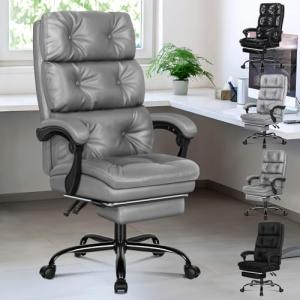 ALFORDSON Silla de Oficina con Acolchado de Doble Capa, Sil…