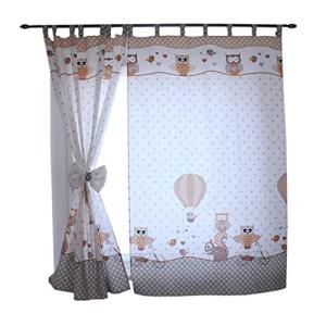 TupTam Cortinas con Trabillas para Habitación Infantil 2, B…