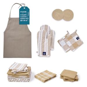 Encasa XO Juego de toallas de cocina y paños de cocina, jue…