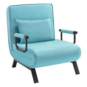 WOLTU Sofá Cama, Sillón Reclinable con Respaldo Ajustable,…