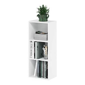 Furinno Luder Estantería Abierta Librería de 3 Niveles, Bla…
