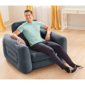 INTEX 66551NP - Sillón cama hinchable 2 en 1, para Relax, c…