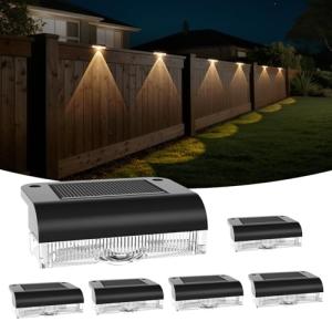 A.bigwhale Lámparas Solares para Exteriores, 6 Piezas LED L…