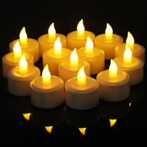 EuroFone 24 velas de té, velas falsas eléctricas parpadeant…