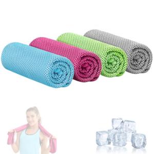 KUMSODE 4 Piezas Toalla Microfibra 80 x 30cm Toalla Gimnasi…
