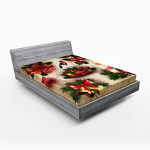 ABAKUHAUS Navidad Sábana Elastizada, Adornos de época, Suav…