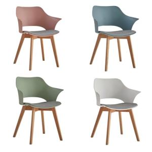 BenyLed Juego de 4 sillas de comedor con revestimiento de t…