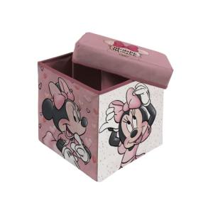 Superdiver Caja de almacenaje Plegable con Tapa de Minnie M…