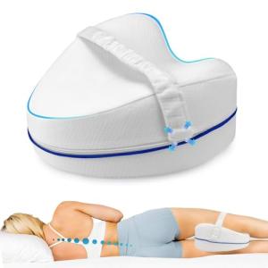 Perffi Cojín de rodilla para dormir de lado, almohada ortop…