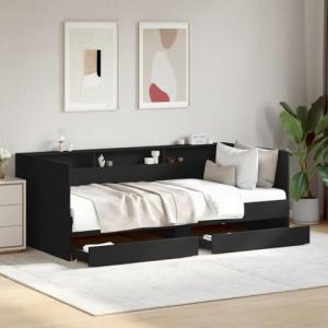 Festnight Cama Individual Infantil de Madera Maciza con Caj…