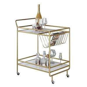 Carrito Baño Carro Rodante De Hierro De 2 Niveles con Rueda…