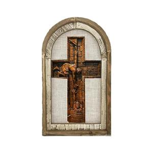 Reliquias católicas cristianas icono de madera Sagrado Cora…