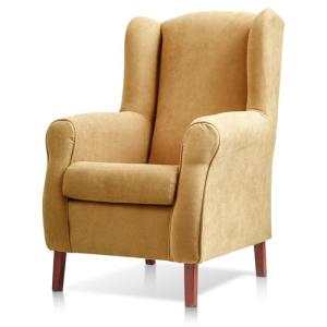 Sillon orejero Carla tapizado en Tela Antimanchas Color Mos…