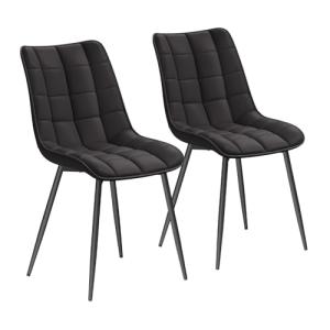 WOLTU Pack de 2 Sillas de Comedor Asiento de Cuero Artifici…