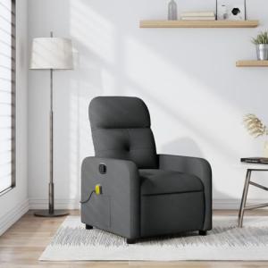 ZEYUAN Sillón de Masaje reclinable de Tela Gris Oscuro, Sil…