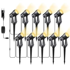 Svater Foco Proyector Exterior, 32m 10-in-1 3000LM 2W Focos…