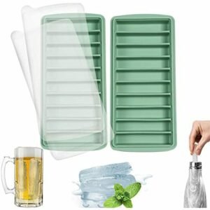 LessMo 2 Piezas Bandejas para Hielo,10palitos, Bandeja Hiel…