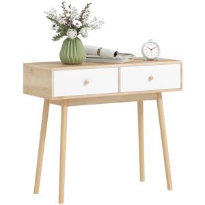 HOMCOM Mesa de Consola Estrecha Consola de Recibidor Mesa d…