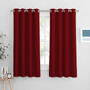 PONY DANCE Cortinas Cortas para Ventana de Dormitorio Matri…
