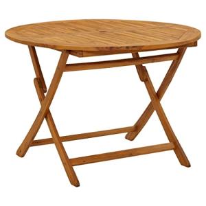 vidaXL Mesa Plegable de Jardín Auxiliar Patio Terraza Bistr…